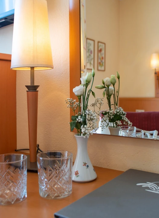 Stimmung im Zimmer im Hotel Scheer