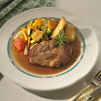 Hauptgericht im Gasthof Scheer