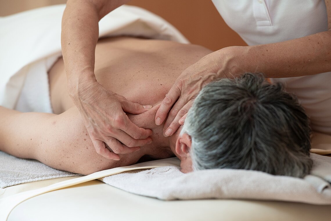Wohltuende Massage im Hotel Scheer