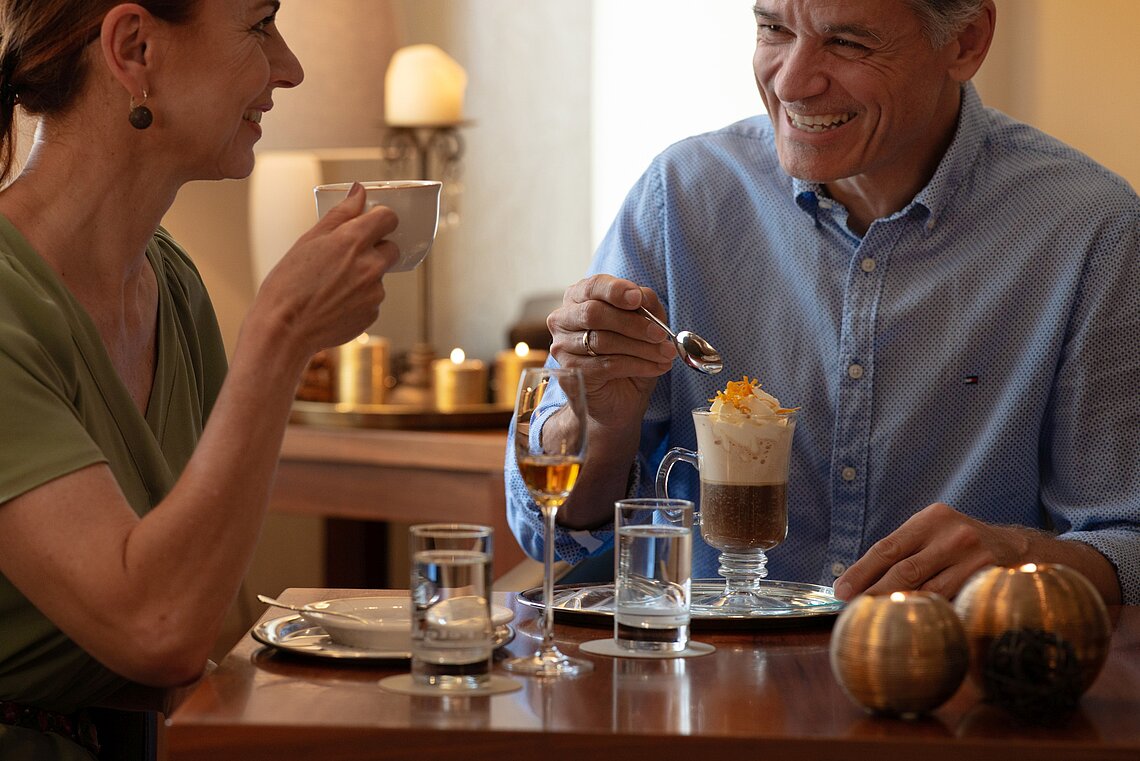 Nachmittagskaffee im Hotel Gasthof Scheer