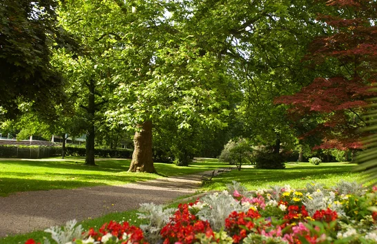 Spazierweg im Kurpark in Bad Gleichenberg